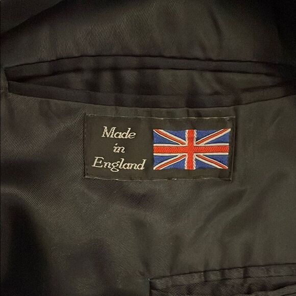 Alexandre Blue Wool Double Breasted Blazer Made in England 42? - Picture 9 of 11